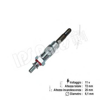 IPS PARTS idg001 -  Изолятор, свеча накаливания